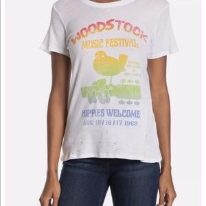 NEW Chaser Woodstock Festival White Shirt Tee XS